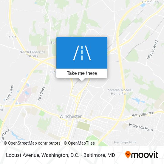 Mapa de Locust Avenue