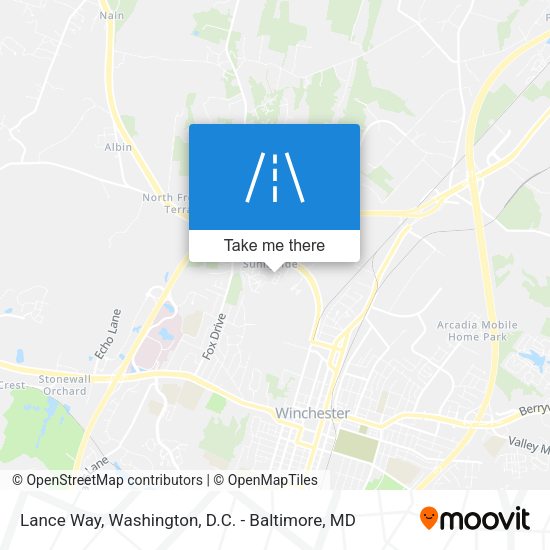 Mapa de Lance Way