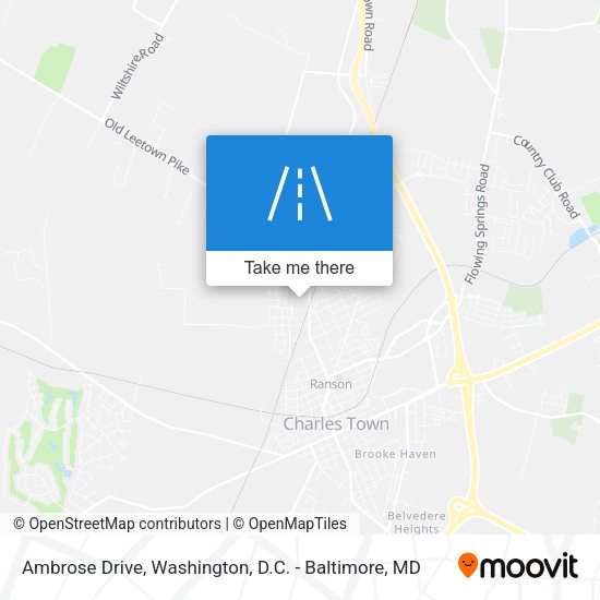 Mapa de Ambrose Drive