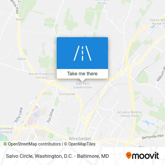 Salvo Circle map