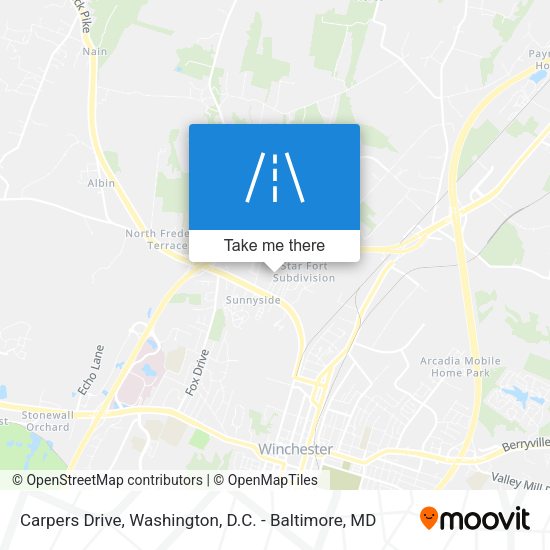 Mapa de Carpers Drive