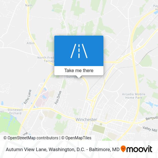Mapa de Autumn View Lane