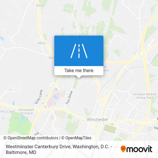 Westminster Canterbury Drive map