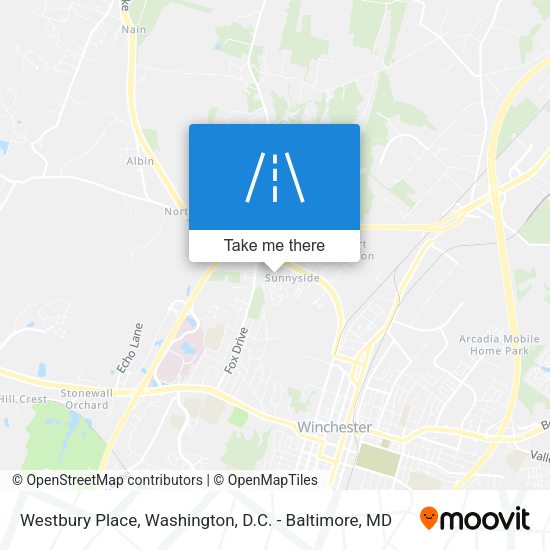 Westbury Place map