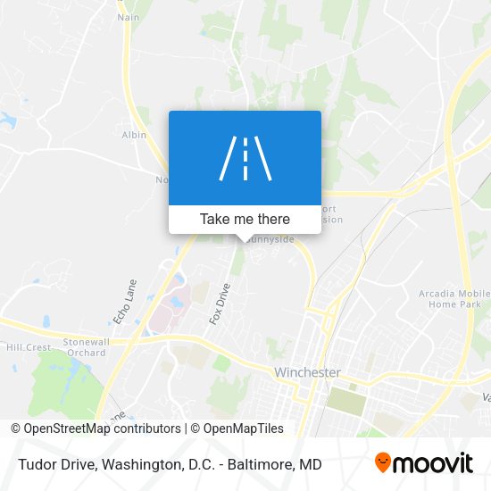 Tudor Drive map