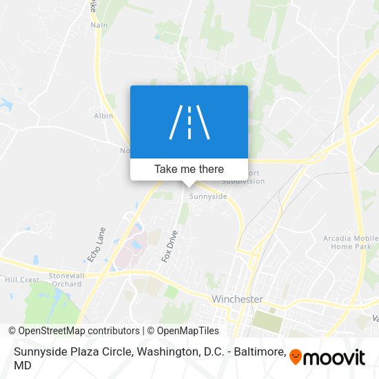 Mapa de Sunnyside Plaza Circle