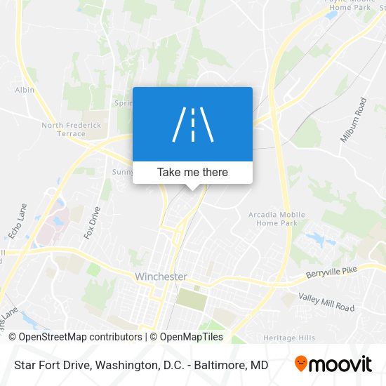 Star Fort Drive map
