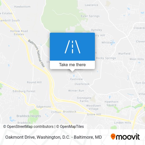 Oakmont Drive map
