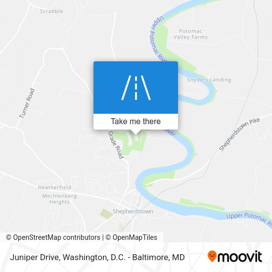 Juniper Drive map