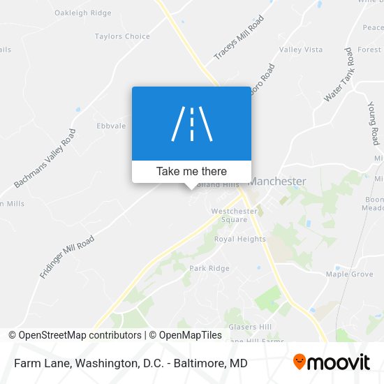 Farm Lane map