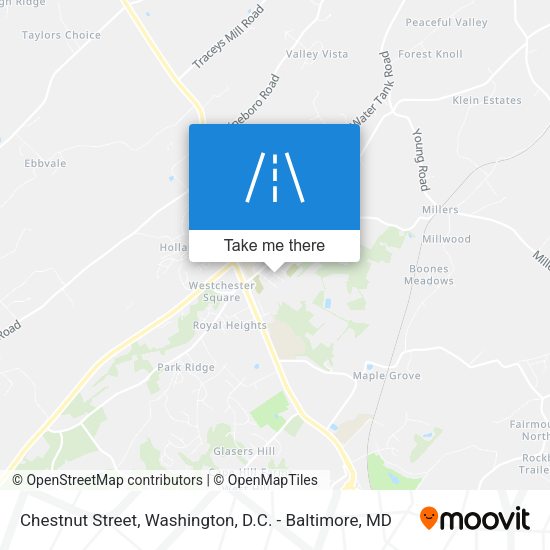Chestnut Street map
