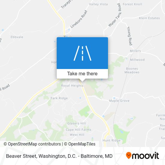 Beaver Street map