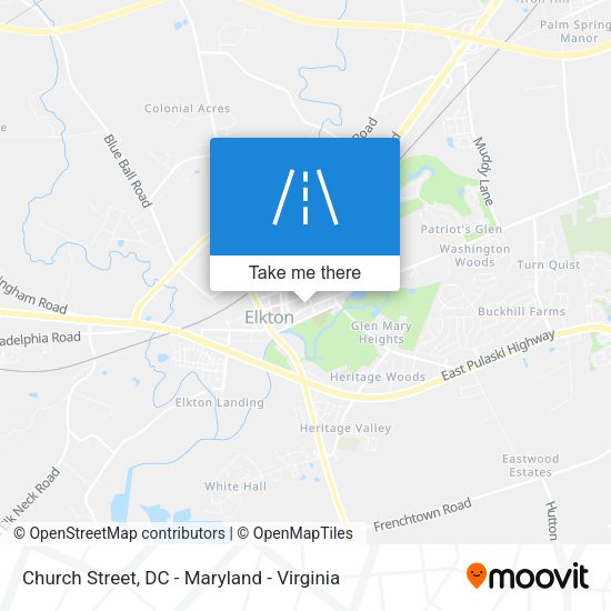 Church Street map