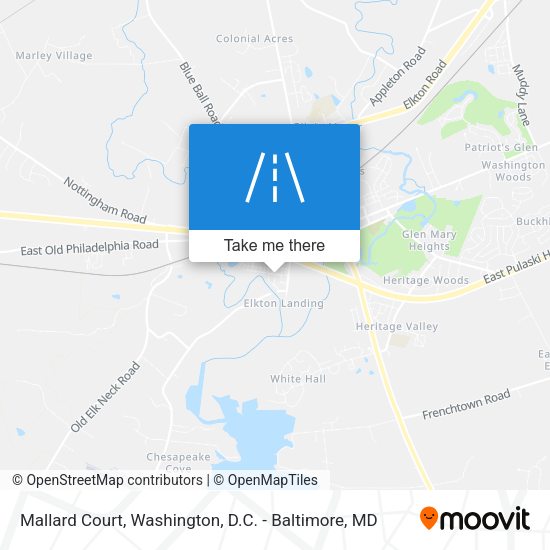 Mallard Court map