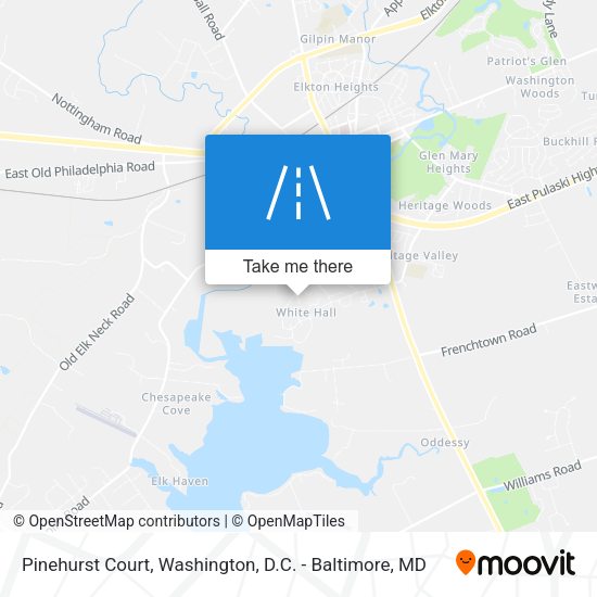 Pinehurst Court map