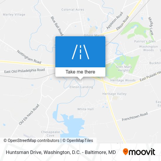 Mapa de Huntsman Drive