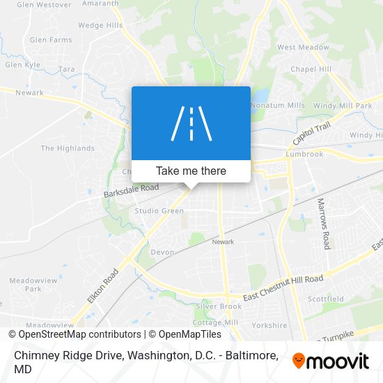 Chimney Ridge Drive map