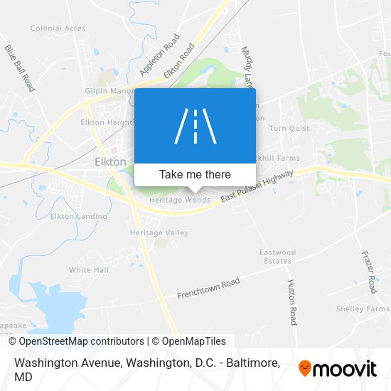 Washington Avenue map