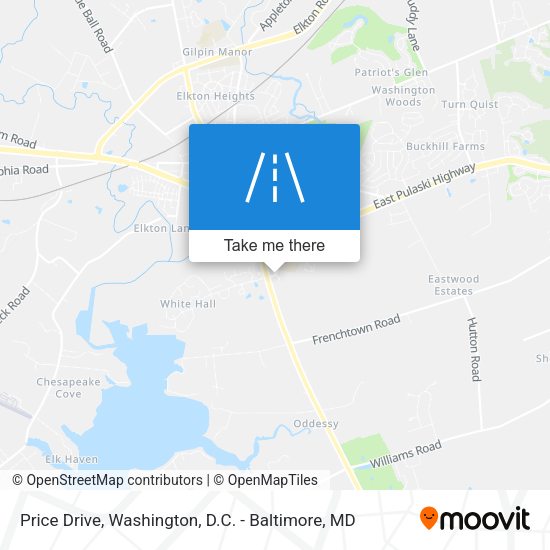Price Drive map