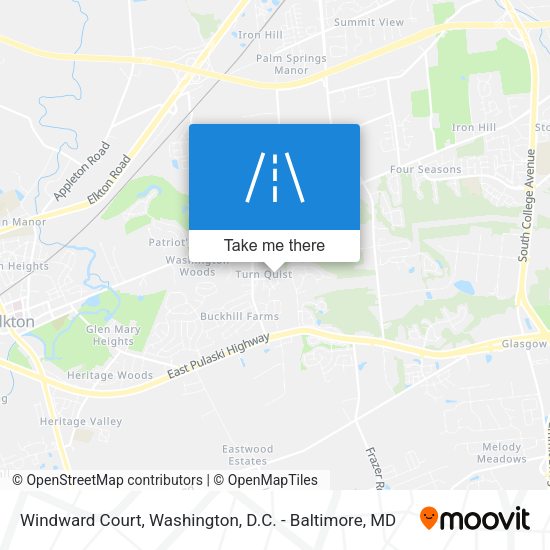Mapa de Windward Court