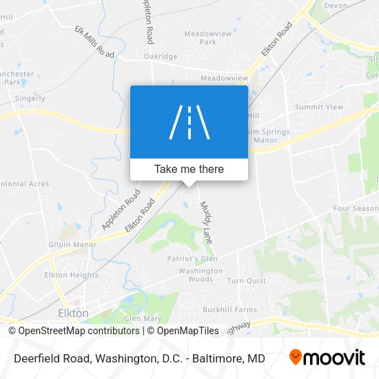 Deerfield Road map