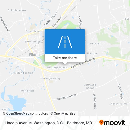 Mapa de Lincoln Avenue