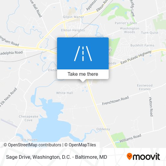 Mapa de Sage Drive