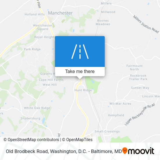 Mapa de Old Brodbeck Road