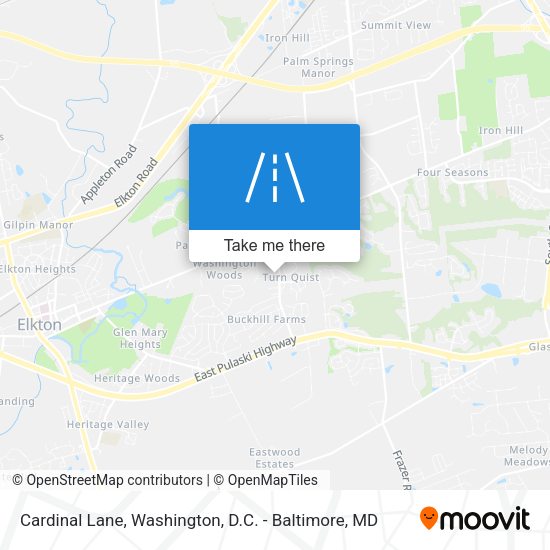 Cardinal Lane map