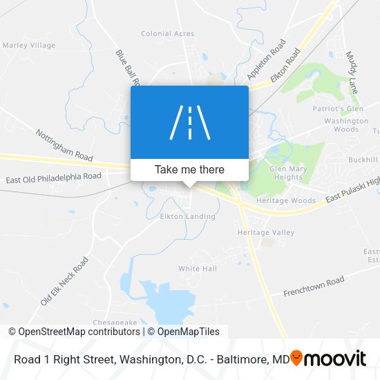 Road 1 Right Street map