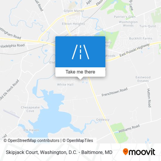 Skipjack Court map