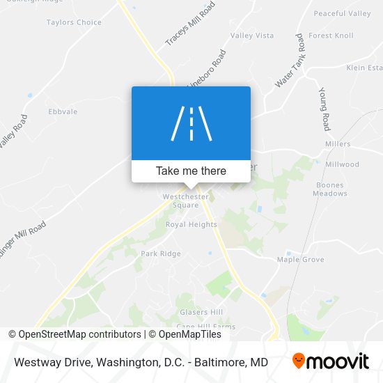 Westway Drive map