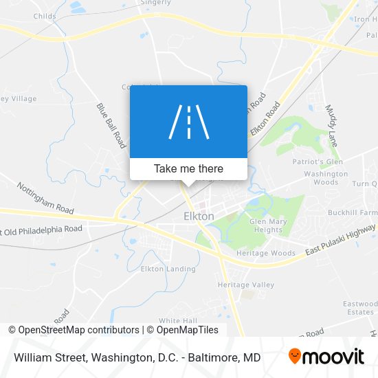 Mapa de William Street