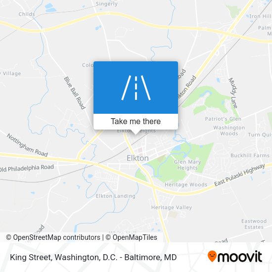 King Street map