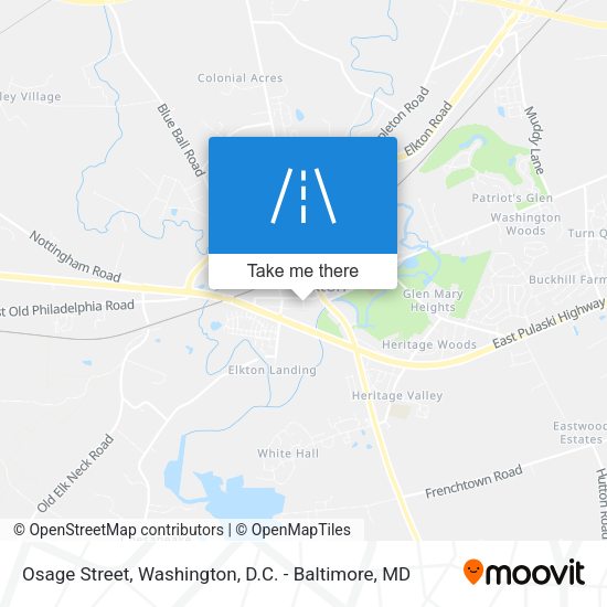 Mapa de Osage Street