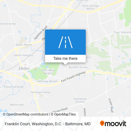 Franklin Court map