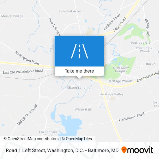 Road 1 Left Street map