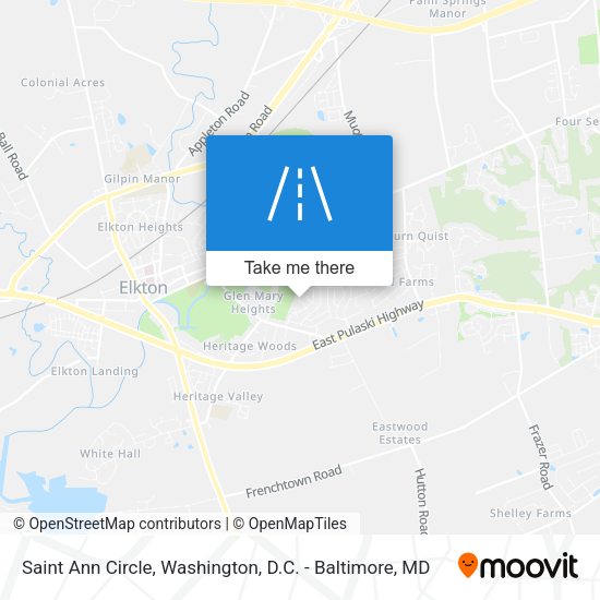 Mapa de Saint Ann Circle
