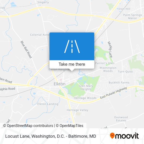 Locust Lane map