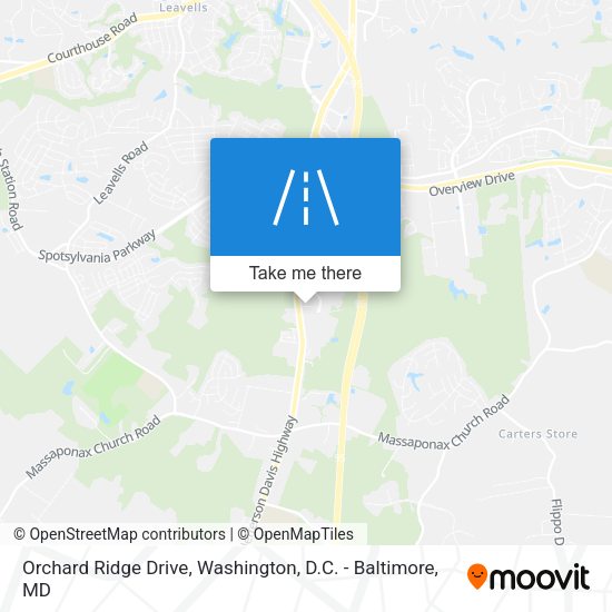Orchard Ridge Drive map