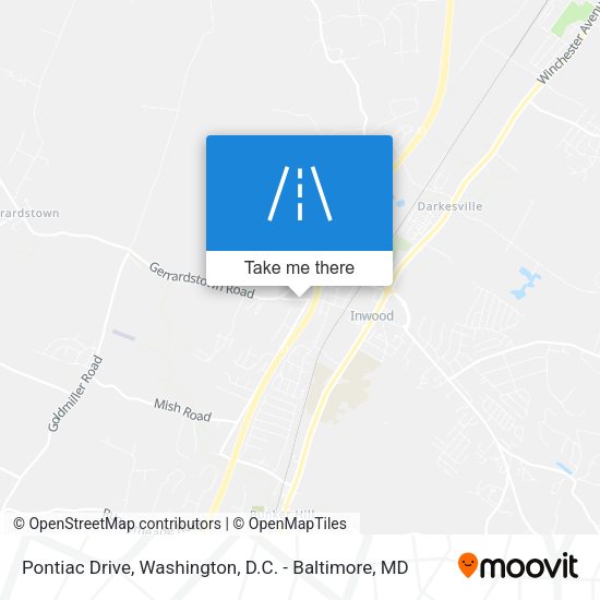 Pontiac Drive map