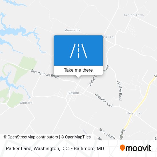 Mapa de Parker Lane
