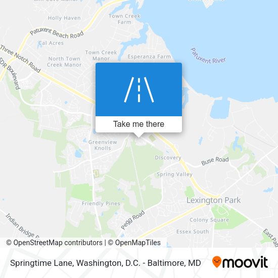 Springtime Lane map