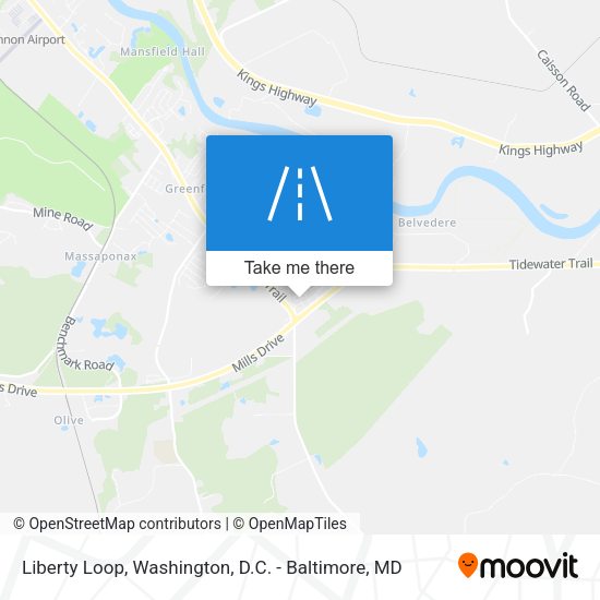 Liberty Loop map