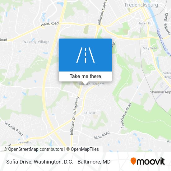 Sofia Drive map