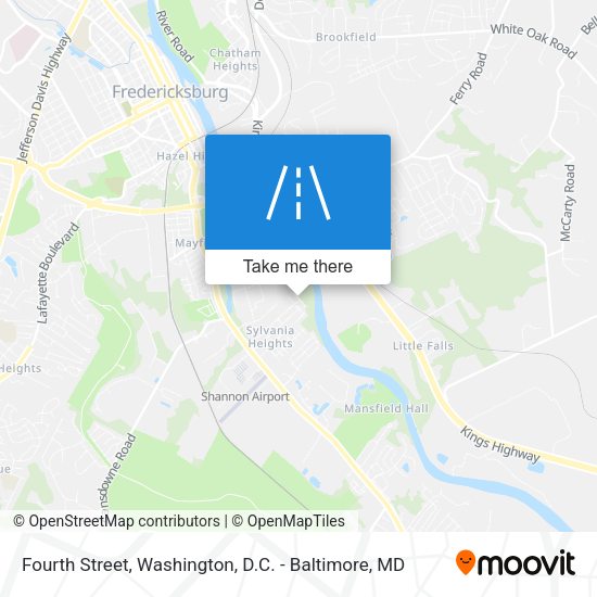 Fourth Street map