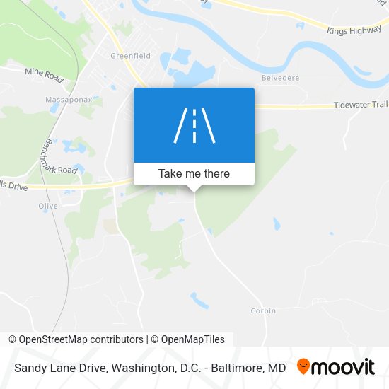 Mapa de Sandy Lane Drive