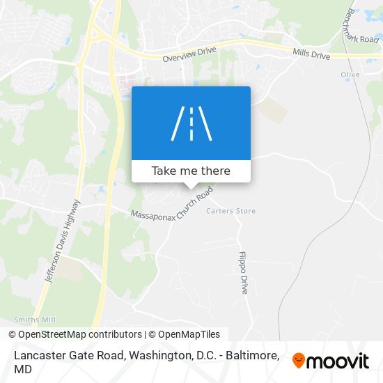 Lancaster Gate Road map