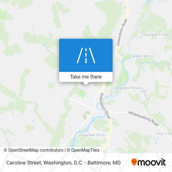 Mapa de Caroline Street