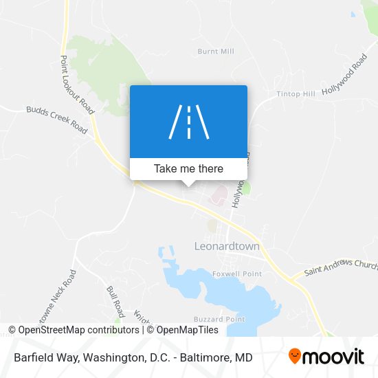 Barfield Way map